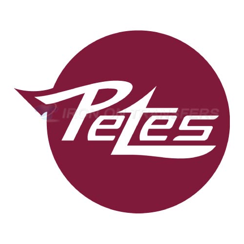 Peterborough Petes Iron-on Stickers (Heat Transfers)NO.7375